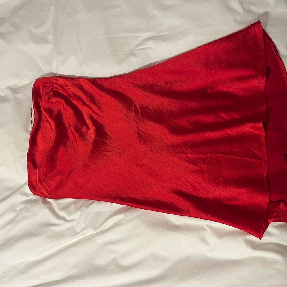 Elegant Red Women's Skirt